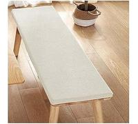 Bankkissen Coussin de siège en mousse haute élasticité avec housse antidérapante lavable et fermeture éclair imperméable pour extérieur/intérieur 90/120/150 cm x 50/40 cm