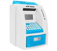 BANKOMAT - tirelire pour enfants Dénominations polonaises + carte PIN - bleu
