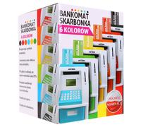 BANKOMAT - tirelire pour enfants Dénominations polonaises + carte PIN - noir