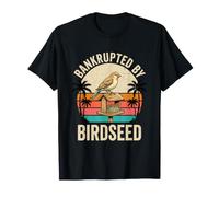 Bankrupted by Bird Seed Lunettes de Soleil rétro pour Observer Les Oiseaux T-Shirt