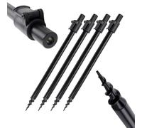 Banksticks de pêche en aluminium robuste et durable - Compatible avec support de canne et Buzz Bar, avec changement rapide pour la pêche à la carpe, différentes longueurs au choix (BKS046*4)