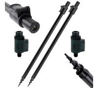 Banksticks de pêche en aluminium robuste et durable - Compatible avec support de canne et Buzz Bar, avec changement rapide pour la pêche à la carpe, différentes longueurs au choix (BKS059*2+AQ211*2)