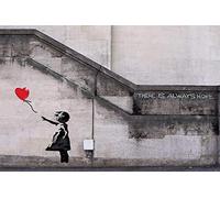 Banksy Balloon Girl Art Print Poster - 42x58 cm by Laminated Posters