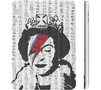 Banksy David Bowie Ipad 2020 (10.2in) Étui Avec Porte-Stylo Antichoc Mise En Veille/Réveil Automatique À Trois Volets Housse De Protection Transparente Personnage D'anime