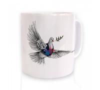 Banksy Peace Dove Mug (Standard Size Mug/White Mug)