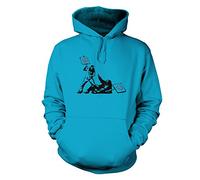 Banksy Peace Vs Love Sweat à capuche pour adulte - Bleu - Large