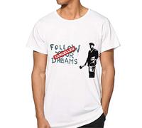 Banksy T-shirt Banksy Follow Your Dream,Banksy Art - Blanc - L