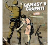 Banksy's Graffiti Official 2027 12 X 24 Inch (Hanging) Monthly Square Wall Calendar Plastic-Free