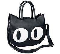 Banned Alternative Big Kitty Femme Sac à Main Noir, Noir, Taille unique, Noir, Taille unique, Gothic
