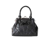 Banned Alternative Femme Fatale Toile Araignée Sac à Main - Noir, One Size