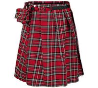 Banned Alternative Kilt Fear is Over Homme Jupe mi-Longue Rouge S 50% Coton, 50% Polyester