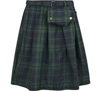 Banned Alternative Kilt Fear is Over Homme Jupe mi-Longue Vert 3XL-4XL 50% Coton, 50% Polyester