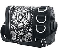 Banned Alternative Pentagram Unisexe Sac à bandoulière noir 100% Coton