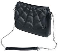 Banned Alternative Sac Bandoulière Mabris Femme Sac à Main Noir/Argent 100% Polyuréthane