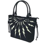 Banned Alternative Thunderbolt Sac à Main Noir/Blanc