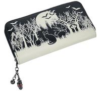 Banned Alternative Woodland Femme Portefeuille Noir/Blanc 100% Polyuréthane