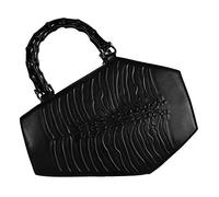 Banned Amaranth Embossed Cercueil Bag