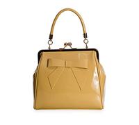 Banned Apparel Américain Vintage 50s Rockabilly Brillant Sac À Main - Beige