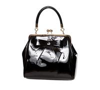 Banned Apparel AMÉRICAIN VINTAGE 50S ROCKABILLY brillant Sac à main - Noir