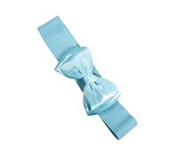 Banned Ceinture Bella Large de Rockabilly 1950 Élastiquée - Bleu ciel (Medium)