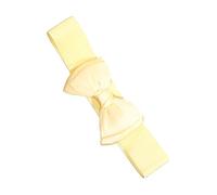 Banned Ceinture Bella Large de Rockabilly 1950 Élastiquée - Jaune pâle (Medium)