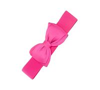 Banned Ceinture Bella Large de Rockabilly 1950 Élastiquée - Rose (Medium)