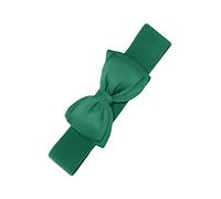 Banned Ceinture Bella Large de Rockabilly 1950 Élastiquée - Vert (Small)
