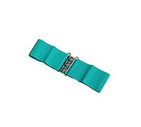Banned Ceinture Large de Rétro Vintage Élastiquée - Aqua (Small)