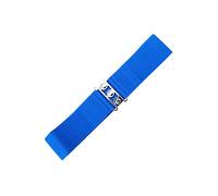 Banned Ceinture Large de Rétro Vintage Élastiquée - Bleu royal (Medium)