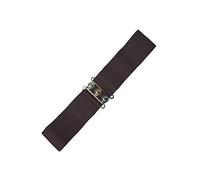 Banned Ceinture Large de Rétro Vintage Élastiquée - Brun (Large)