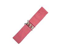 Banned Ceinture Large de Rétro Vintage Élastiquée - Corail (Small)