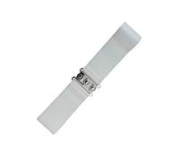 Banned Ceinture Large de Rétro Vintage Élastiquée (Small, Blanc)