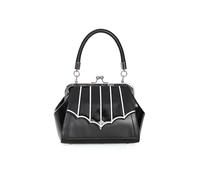 Banned Miss Foxy Sac à main en simili cuir style rétro gothique Batwing Alternative