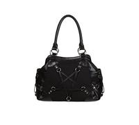 Banned Occulte Illuminati Pentagramme étoile Symbole Sac à main Faux cuir Punk Sac