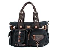 Banned , Sac pour femme à porter à l'épaule Noir Noir Einheitsgröße