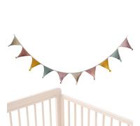 Banner De Bruant Pépinière, Garland De 9 Pieds En Coton, Drapeaux De Fanion Décoratifs, Écoliers Pour Fille De Girl Accessoire, D'anniversaire De La De Pâques, De Baby Shower, Pendaison