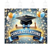 Banner de décor final de Générique, arrière-plan final, décoration de fête, photographie requise pour la cérémonie de clôture, félicitations, photos d'accessoires de fête automatiques pour le couloir