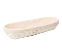 Banneton ovale - PATISSE - Rotin naturel - Toile amovible - 28 x 13 cm