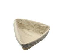 Banneton Pour Pain Panier à pain en rotin Panier à pain ovale en rotin et osier for fermentation de la pâte au levain Pour Pain(Triangle 16X16X6)