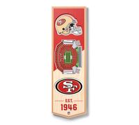 Banni re 3D YouTheFan NFL San Francisco 49ers 6x19 - Stade Levi's