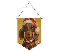 Bannière à accrocher au mur avec barre télescopique pour porte avant, décoration de patio en plein air Dernière intervention pour les festivals et les fêtes