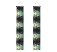 Bannière à motifs Parade des baleines - Décoration de fête inspirante, toile de fond pour cérémonie de remise de diplôme