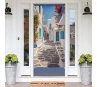 Bannière à suspendre pour porte d'entrée, décoration de porte de bienvenue de la Grèce, bannières de fête, décoration murale à suspendre pour les rassemblements, décoration d'intérieur festive