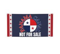 Bannière « À vendre » du canal de Panama (3 x 6) avec 4 trous métalliques.