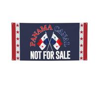 Bannière « À vendre » du canal de Panama (3 x 6) avec 4 trous métalliques.