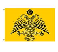 Bannière Attribué À L'Empire Byzantin 2 Œillets Bannière Personnalisée Imperméable Drapeau Grand Pour Élection Fans Maison 90X150Cm
