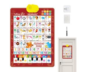 Bannière Audio Préscolaire - Cours De Comptage Bilingues, Affichage Phonique Musical, Panneau De Formation Innovant Pour L'enfance Offrant Une Réponse Tactile | Fournitures D'instructions Pour Salle D