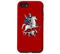 Bannière avec Bras en Moustache de Moscou en Russie Coque pour iPhone SE (2020) / 7/8