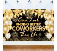 Bannière bonne chance pour trouver de meilleurs collègues que nous,Colleague Going Away Party Decorations Farewell Decorations Party Good Luck Decorations, Coworker Leaving Decorations Goodbye