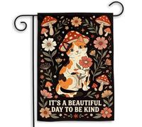Bannière C'est une belle journée pour être extérieur drapeaux Toutes les | saisons 30x45cm pelouse drapeaux ésistantes à la décoloration Drapeau De Jardin pour intérieure Patio extérieure